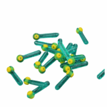 실리콘 고투명 녹색 이중 코어 플로트 시트 박스형 실리콘 경쟁 플로트 시트 낚시 시트 플러그 피쉬 플로트 미끄러운 소형 액세서리 - 이미지 5