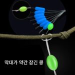 대형 우주콩 세트, 실리콘 우주콩, 푸른 철갑상어 자이언트, 대형 콩줄 세트 액세서리, 낚시용품 - 이미지 3