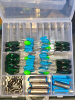 대형 우주콩 세트, 실리콘 우주콩, 푸른 철갑상어 자이언트, 대형 콩줄 세트 액세서리, 낚시용품 - 이미지 5