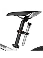 자전거 브라켓 손전등 강력한 조명 야간 라이딩 헤드라이트 대구경 조절 가능 고정 프레임 자전거 원형에 적합 - 이미지 2