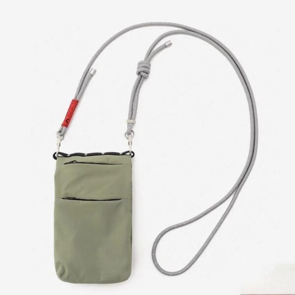 이 가방은 당신의 마음을 훔칠 것입니다. 프랑스 접이식 경량 방수 나일론 남녀용 싱글 숄더 크로스바디 모바일 폰 가방