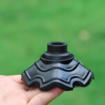 문 의자 발 커버 휴대용 개구리 접이식 침대 의자 침하 방지 캠핑 의자 표면 내마모성 발 패드 조절 가능 - 이미지 3