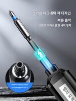델리 전기 드라이버 충전식 가정용 전기 드라이버 소형 전기 드라이버 세트 다기능 리튬 배터리 도구 - 이미지 2