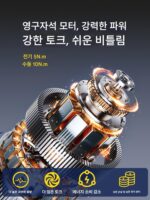 델리 전기 드라이버 충전식 가정용 전기 드라이버 소형 전기 드라이버 세트 다기능 리튬 배터리 도구 - 이미지 3