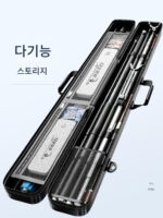 Lanweike 하드쉘 낚시 장비 보관 가방 새로운 낚싯대 가방 대용량 낚싯대 보호 가방 방수 낚싯대 가방 - 이미지 2