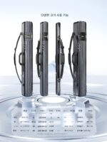 Lanweike 하드쉘 낚시 장비 보관 가방 새로운 낚싯대 가방 대용량 낚싯대 보호 가방 방수 낚싯대 가방 - 이미지 5