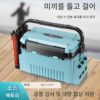 낚시용 어깨끈 보온 박스 무료 증정, 휴대용 낚시통 및 낚시 의자, 2-in-1 낚시 박스, 특별 클리어런스 세일