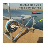 박스형 80m 자동 수동 크랭크 낚시상자 낚시의자 다목적 낚시 분실물 로프 낚시 텔레스코픽 피쉬 슬리퍼 가드 막대 - 이미지 5