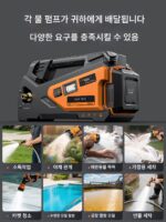 충전식 전기 펌프 농업용 관개 고출력 자동 관수 야외 인공물 펌프 - 이미지 5