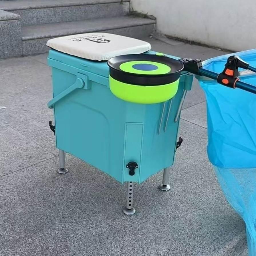 main_957964831140_0-1 낚시 의자 2-in-1 낚시 상자 특별 정리 세일 피쉬 포크 신형 싯온 낚시 상자 소형 낚시 버킷 하드 쉘 - 이미지 1