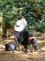 콜먼 리버 트레이싱 접이식 의자 여름 물놀이 통기성 시원한 등받이 의자 야외 자율 주행 트렁크 의자 낚시 의자 - 이미지 4