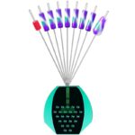 환성 청화백자 실리콘 스페이스 빈즈 대량 경쟁용 초단 7+2 낚시 스톱 빈즈 낚시 장비 메인 라인 소형 액세서리 - 이미지 5