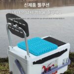 낚시 상자 좌석 쿠션 엉덩이 통증 방지 두꺼운 낚시 의자 좌석 쿠션 통풍 통기성 방수 쿠션 실리콘 고탄성 낚시 특수