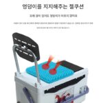 낚시 상자 좌석 쿠션 엉덩이 통증 방지 두꺼운 낚시 의자 좌석 쿠션 통풍 통기성 방수 쿠션 실리콘 고탄성 낚시 특수 - 이미지 4