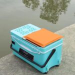 가죽 방수 소형 쿠션 유치원 의자 학생 의자 쿠션 공장 사각형 의자 야외 낚시 상자 스펀지 미끄럼 방지 장기 좌석 - 이미지 3