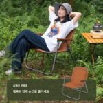 야외용 접이식 의자 캠핑용 의자 커밋 의자 피크닉 의자 수납함 낚시 레저 의자 홈 가든 라운지 의자 - 이미지 2