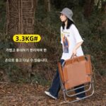 야외용 접이식 의자 캠핑용 의자 커밋 의자 피크닉 의자 수납함 낚시 레저 의자 홈 가든 라운지 의자 - 이미지 5