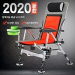 새로운 접이식 낚시 의자 2-in-1 낚시 상자 낚시 플랫폼 낚시 의자 긴 다리가 있는 통합형 뉴문 낚시 의자 - 이미지 3