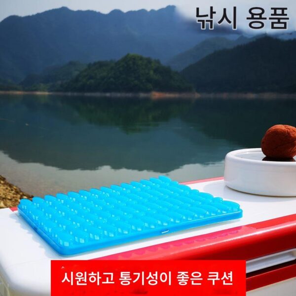 낚시 상자 쿠션, 시원하고 방수가 잘 되며 미끄러지지 않는 낚시 플랫폼 및 낚시 의자 액세서리, 시트 쿠션, 흡착 컵, 끈적이는 패드, 편안한 낚시 장비 용품
