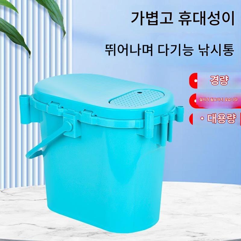 main_961103211304_0-1 2-in-1 낚시상자 의자 소형 중형 낚시상자 생선 보관상자 두꺼워진 낚시통 휴대용 통 살아있는 물고기 통에 앉을 수 있음 - 이미지 1