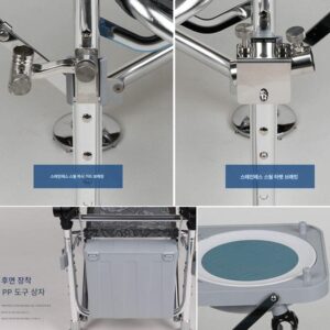 헝관 낚시 의자 액세서리 보관함, 포탑형 물고기 미끼 트레이 랙, 우산형 랙, 컵 홀더, 리프팅 다리, 발톱 도구 상자 버클