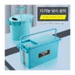 2-in-1 낚시상자 의자 소형 중형 낚시상자 물고기 보관상자 하드쉘 낚시상자 미니 앉을 수 있음 - 이미지 5