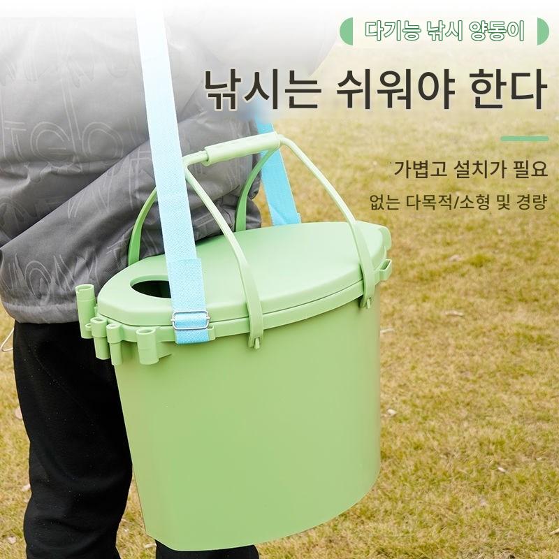 main_961345274891_0-1 가볍고 보온성이 뛰어난 낚시 상자, 휴대용 낚시통과 의자, 2-in-1 낚시 상자, 정리 세일 - 이미지 1