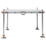 클리어런스 신품 알루미늄 합금 대형 낚시 플랫폼 스테인리스 스틸 초경량 소형 낚시 플랫폼 낚시 상자 낚시 의자 낚시 장비 액세서리 중공 - 이미지 5