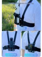 가슴 스트랩 휴대폰 홀더 고정형 1인칭 시점 촬영 장비 걸이형 목 가슴 스트랩 낚시 블로그 영상 야외 달리기 라이브 방송 가슴 걸이형 입 착용형 고프로 액세서리 흔들림 방지 오버헤드 촬영 마운트 - 이미지 4