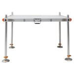 클리어런스 신품 알루미늄 합금 대형 낚시 플랫폼 스테인리스 스틸 초경량 소형 낚시 플랫폼 낚시 상자 낚시 의자 낚시 장비 액세서리 중공 - 이미지 5