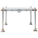 클리어런스 신품 알루미늄 합금 대형 낚시 플랫폼 스테인리스 스틸 초경량 소형 낚시 플랫폼 낚시 상자 낚시 의자 낚시 장비 액세서리 중공 - 이미지 5