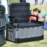 야외 낚시 상자 캠핑 차량 보관 상자 트렁크 차량 버킷 보관 상자 보관 상자 좌석 접이식 상자 - 이미지 3