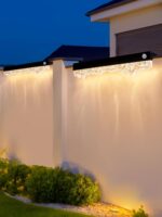 태양열 펀치프리 실외 벽면 세척등 가정용 조명 가로등 정원 벽등 분위기 장식 정원등 - 이미지 3