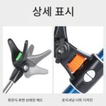 낚시 포탑 브라켓 낚싯대 브라켓 막대 스테인리스 스틸 낚시 상자 손 막대 브라켓 플랫폼 낚시 초경량 낚시 의자 포탑 두꺼워짐 - 이미지 3