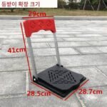 2025년형 신형 접이식 낚시 상자 좌석 쿠션이 달린 변형 등받이 의자 다와 낚시 상자 낚시 장비 액세서리 - 이미지 2