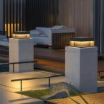 태양광 기둥 조명 야외 방수 안뜰 게이트 기둥 조명 빌라 기둥 조명 울타리 게이트 기둥 조명 벽 헤드 조명 - 이미지 4