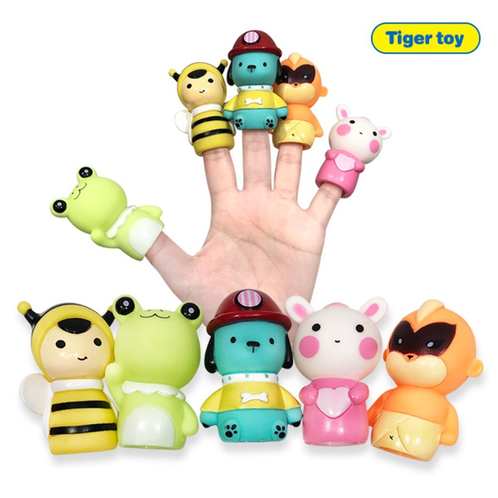 0f65f7bec918740a69ed794b0f578859 소프트손가락인형-숲속친구들 - 이미지 1