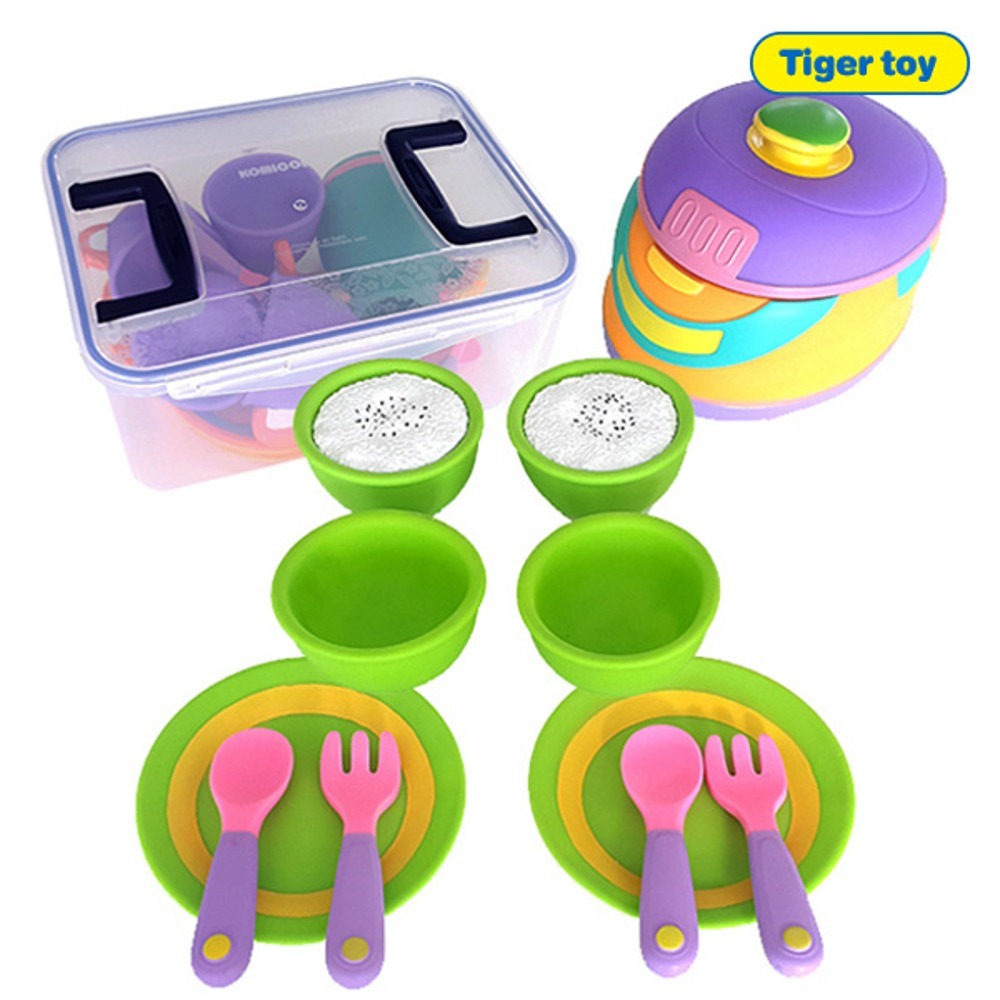 17d367dbd57313b7c6c022db0b5e2fe6 소프트식기소꿉세트14p - 이미지 1