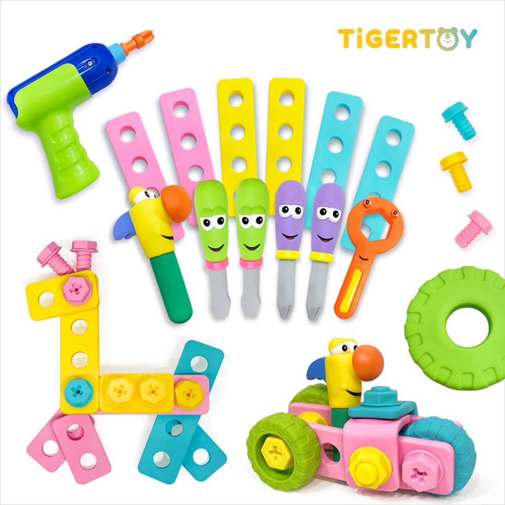 26d55f3feb73ae63c9244aa13987dec4 소프트파스텔전동공구64pcs - 이미지 1