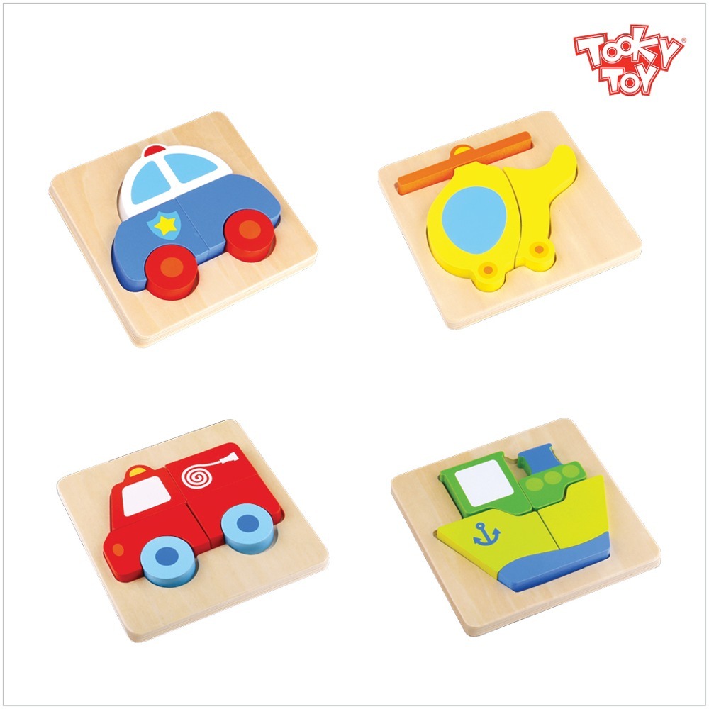 26e54d7f662e34eaa2ae8fec98f2f71e 미니 퍼즐 4종-탈것 - 이미지 1