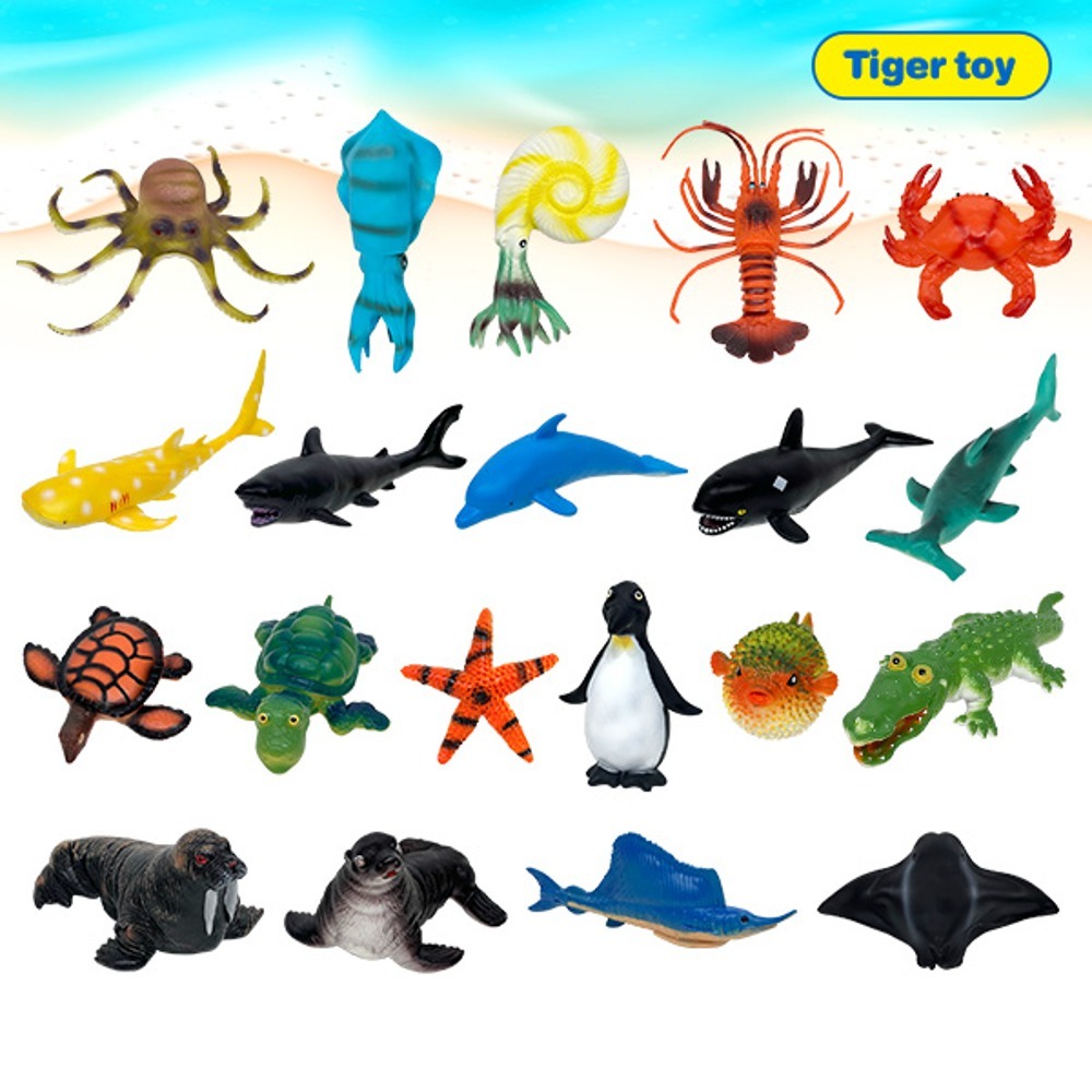 27a8c2ebb60ab3f4945758805925995b 소프트바다동물20종 All set - 이미지 1