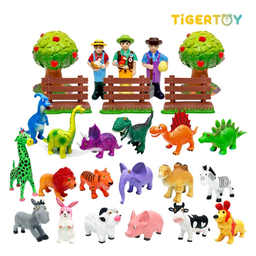 57291df9d3dfa710b03e089172c4687f 소프트종합동물농장놀이세트27p - 이미지 1