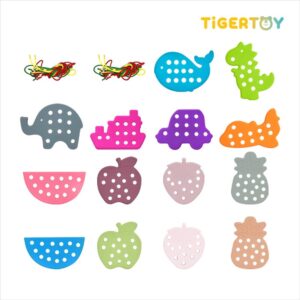 소프트종합실꿰기14p + 교구바구니(대)1개(색상랜덤)