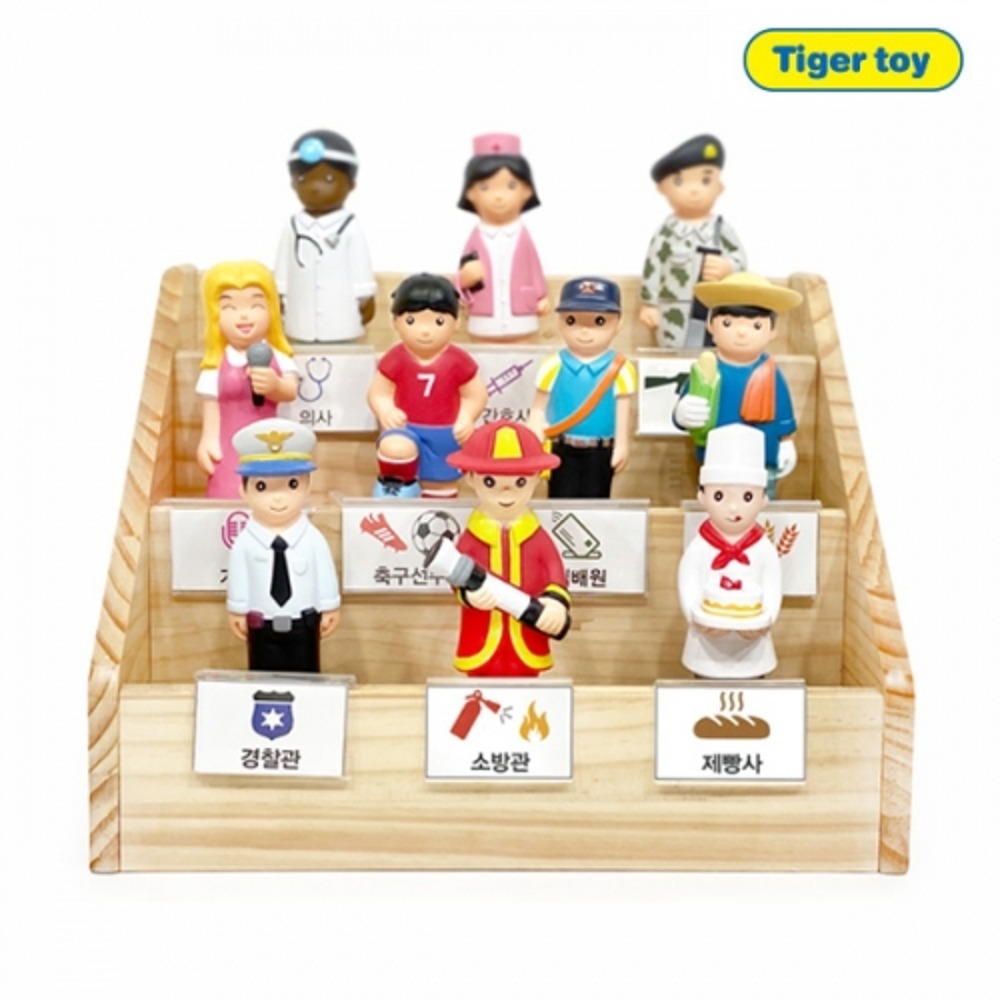 c8ebc251d3502570d603c1a91841a9a6 소프트 직업인형10종 + 장식장(소) - 이미지 1