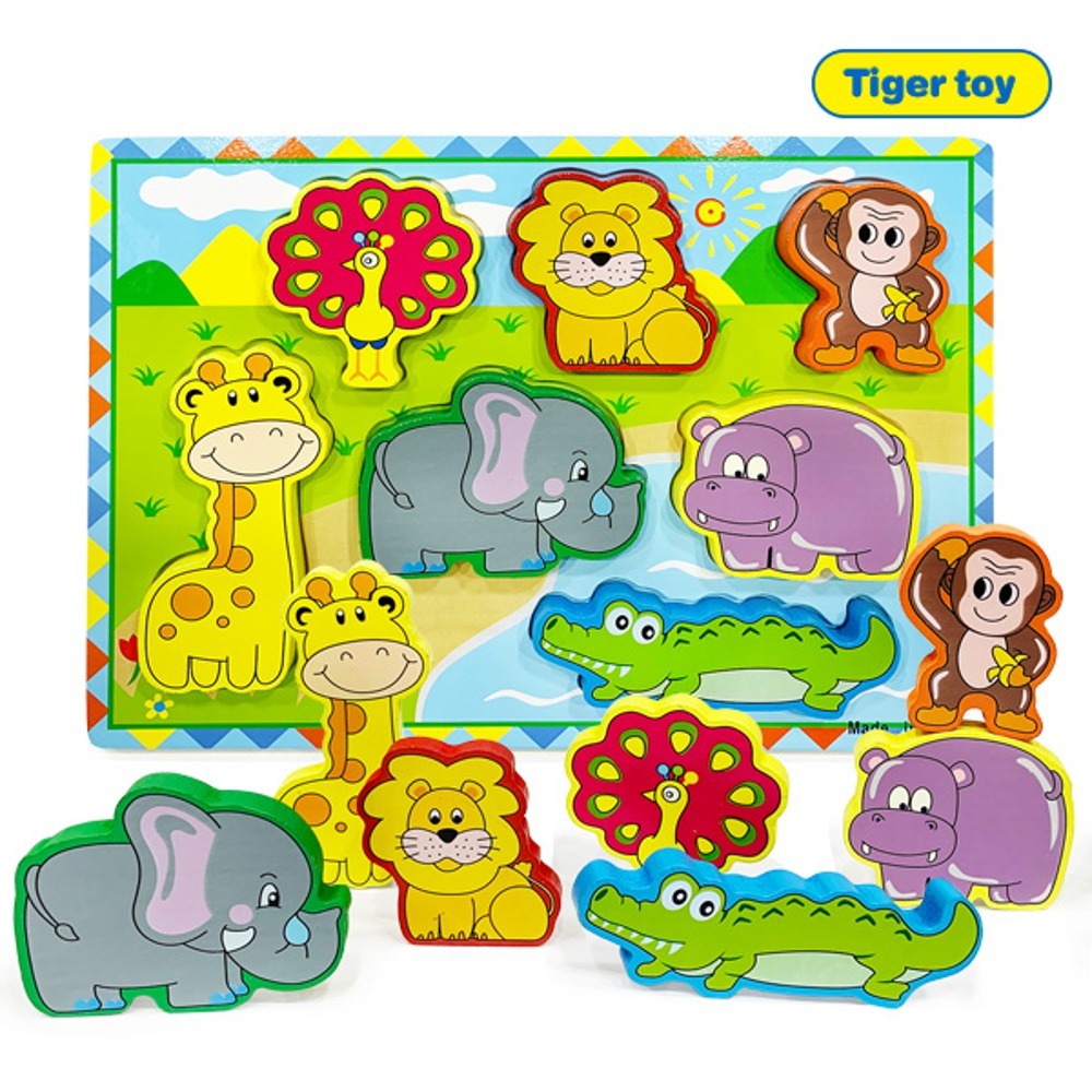 f1115af9108b05ee1048d927d4226bc2 입체원목퍼즐 - 야생동물 - 이미지 1