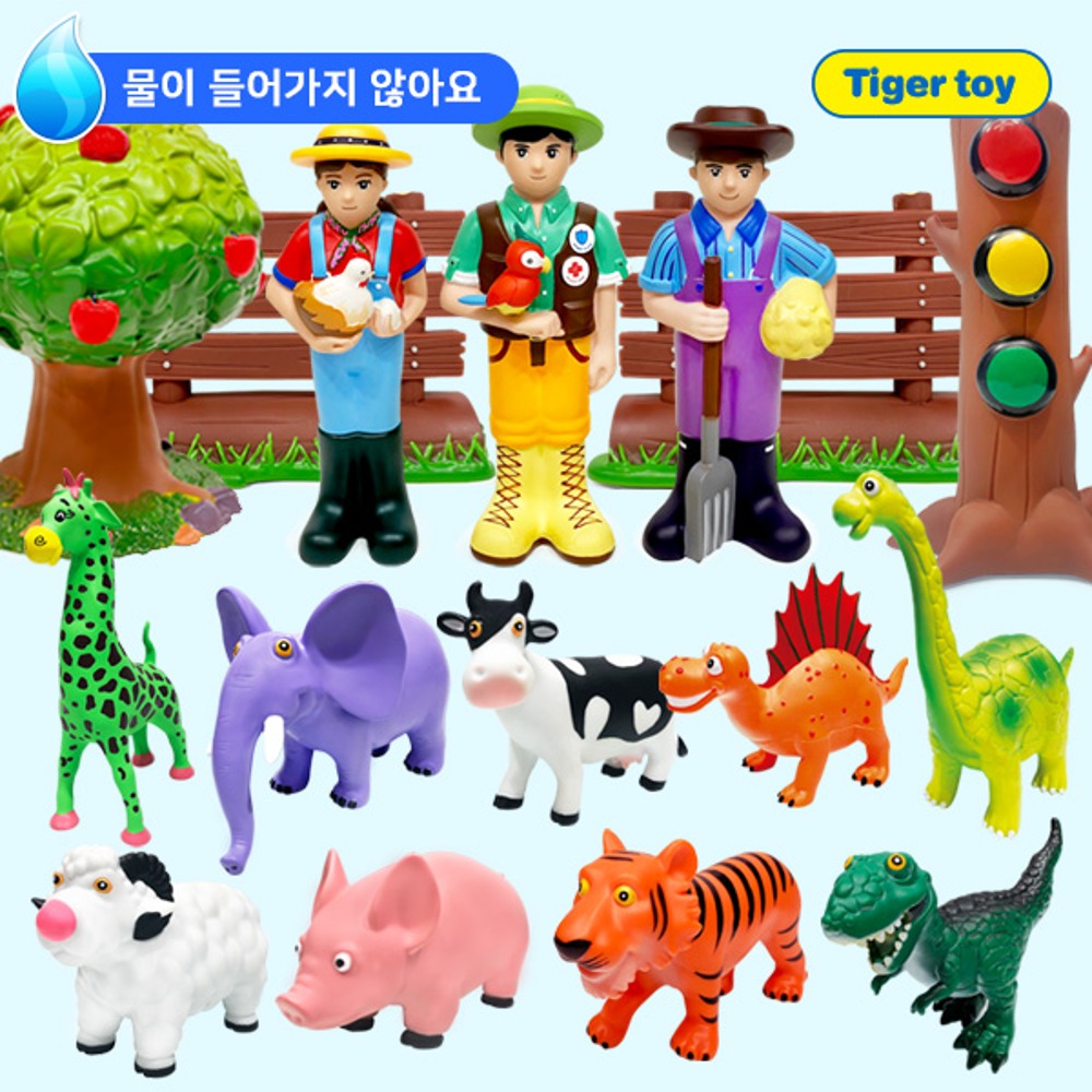 f1dfb4cb586ae8ee8ee81841eae8a2fc 티거 애니멀팜 동물 세트(16pcs) - 이미지 1