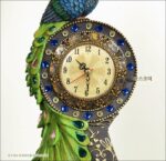 공작 시계 유럽 스타일 창의적인 테이블 시계 골동품 시계 패션 홈 시계 장식 페인트 수공예 장식품 무료 배송 - 이미지 5