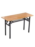 직사각형 접이식 테이블 심플 트레이닝 테이블 회의용 책상 심플 홈 컴퓨터 테이블 식탁 특가 무료 배송 - 이미지 5