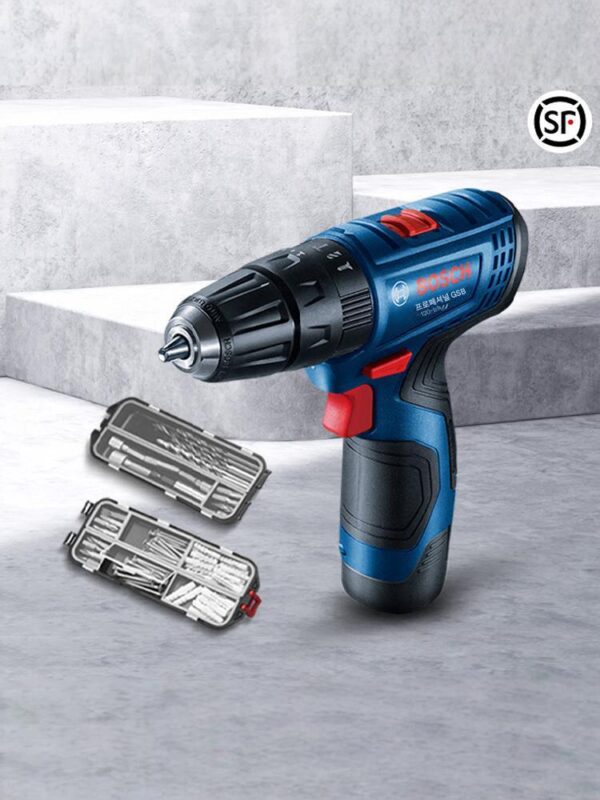 보쉬 GSB120 108피스 리튬이온 드릴, 임팩트 드릴, 핸드 드릴, 전동 드라이버, 핸드 툴 세트