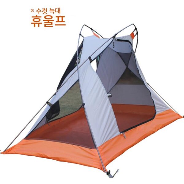 새로운 남성 울프 싱글 텐트 초경량 야외 더블 레이어 방수 캠핑 장비 야외 캠핑 더블 사이클링